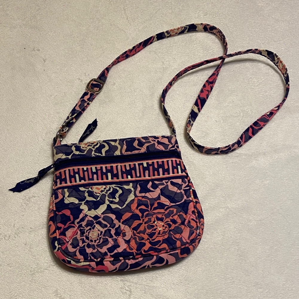 Vera Bradley Katalina Pink Hipster Adjustable Crossbody/Shoulder Bag